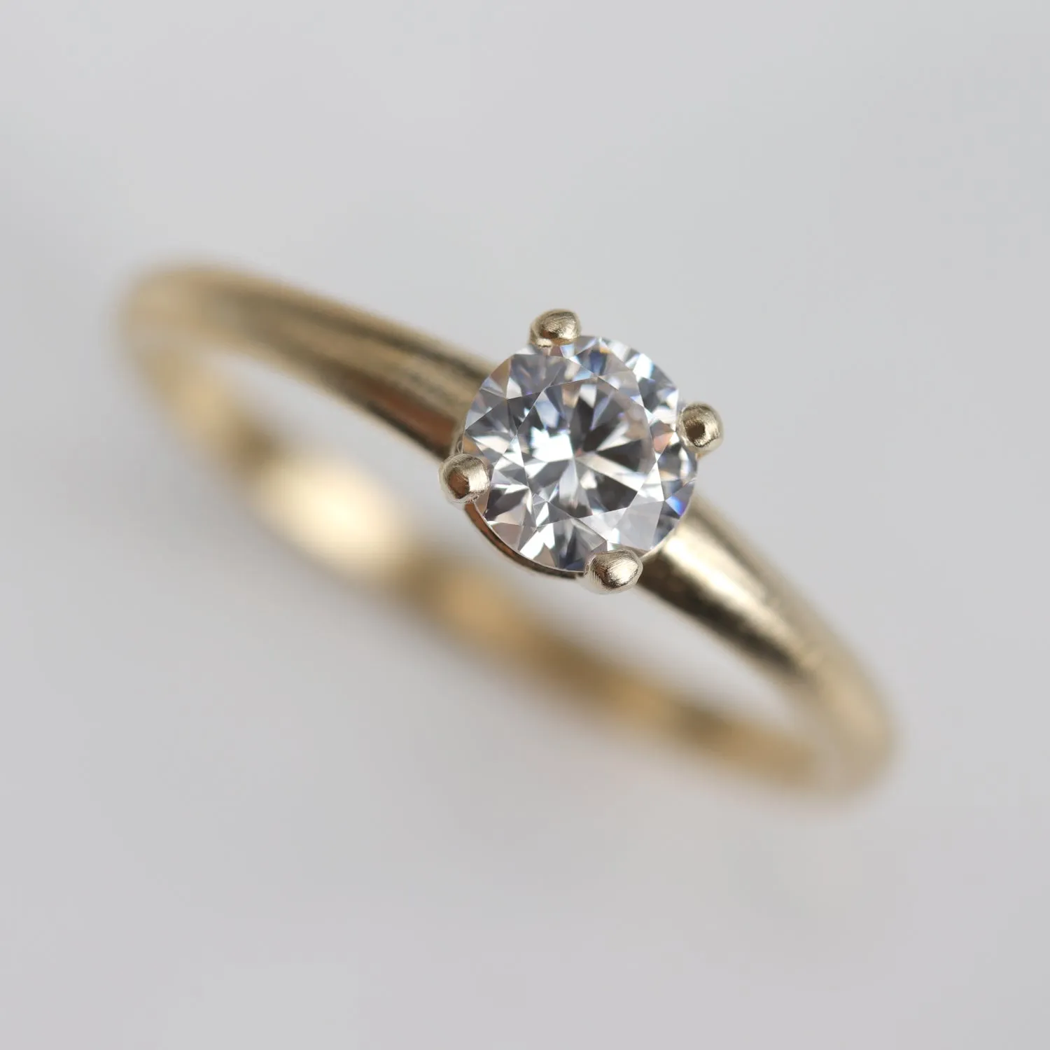 Low Base Four-Prong Solitaire •