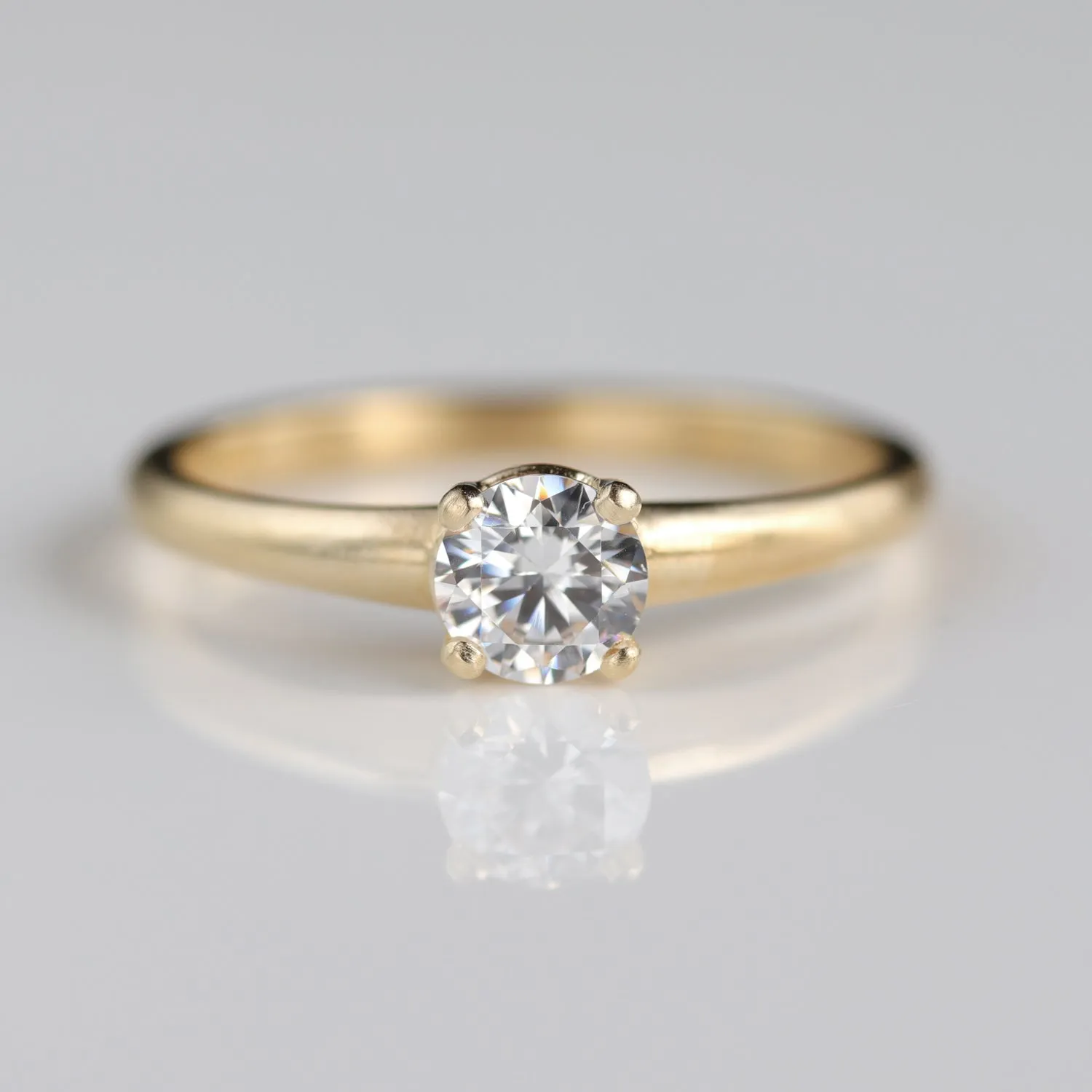 Low Base Four-Prong Solitaire •