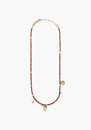 MAROON HARMONY NECKLACE