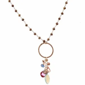 Marquee Charm Gemstone Necklace