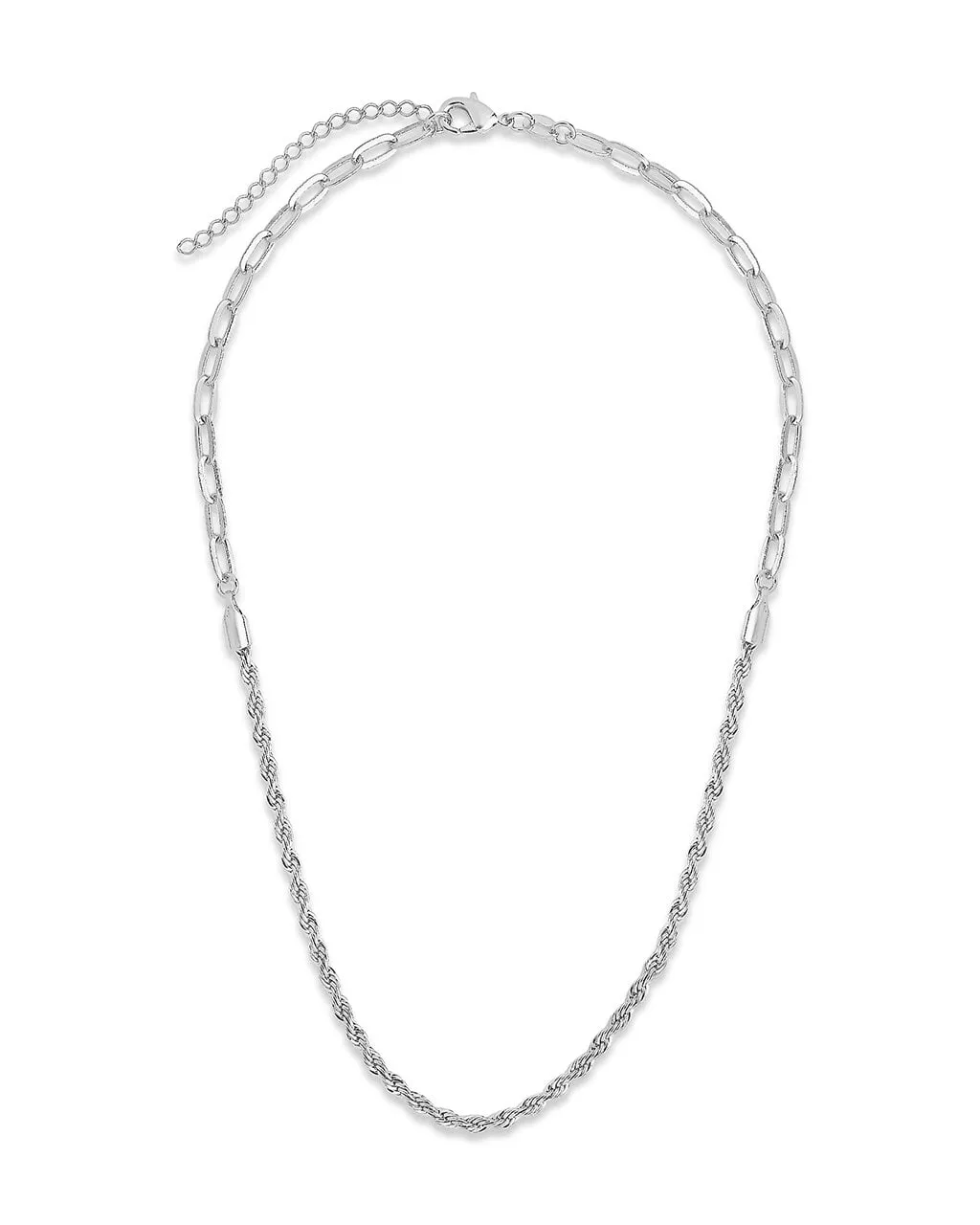 Men's Rope Twist Chain Necklace