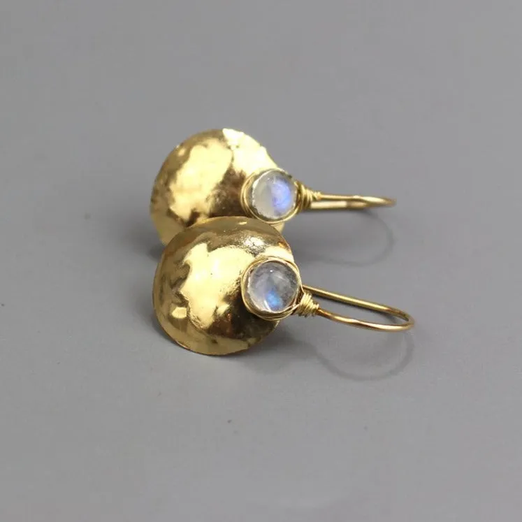 Moonstone Happiness Earrings