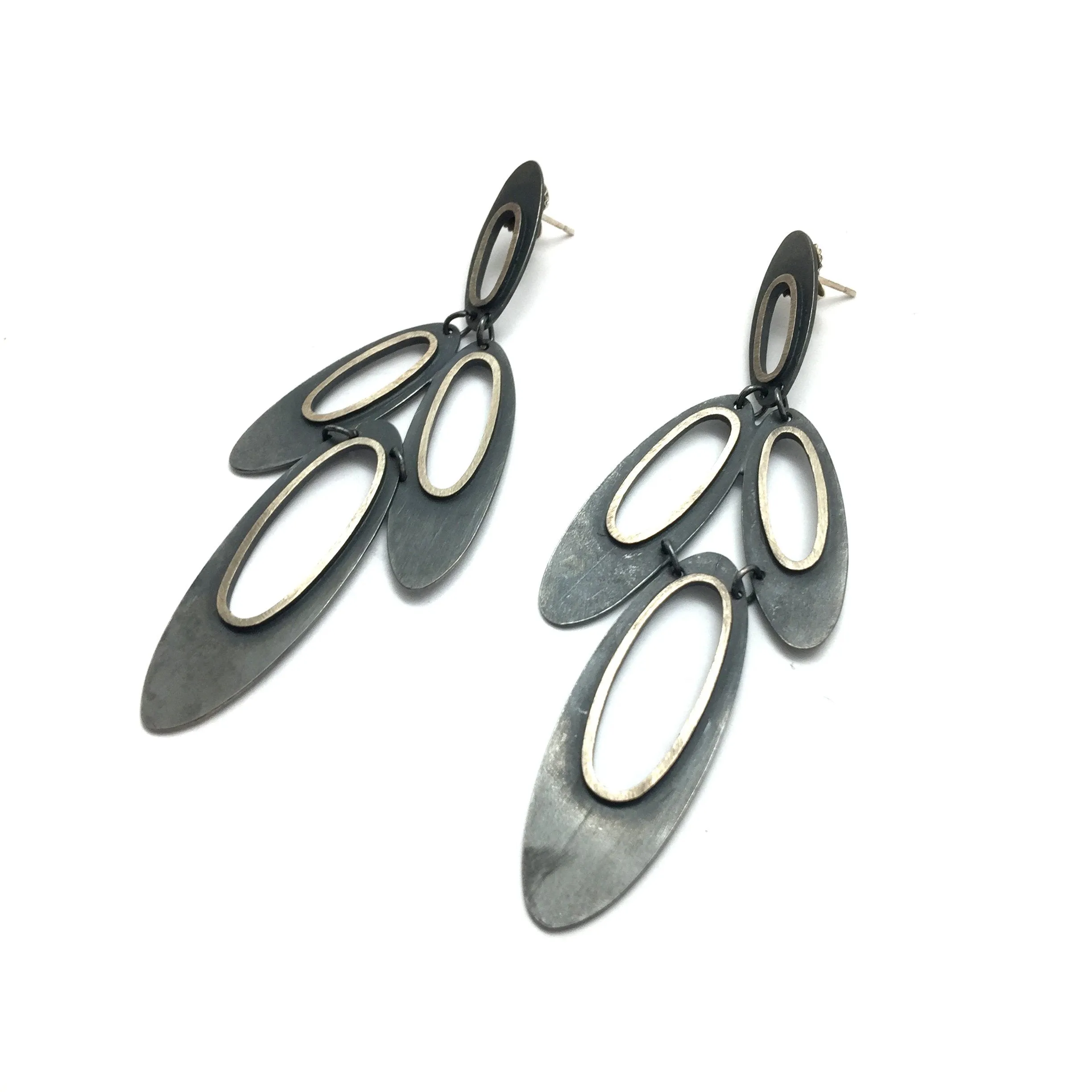 Open Ellipse Earrings