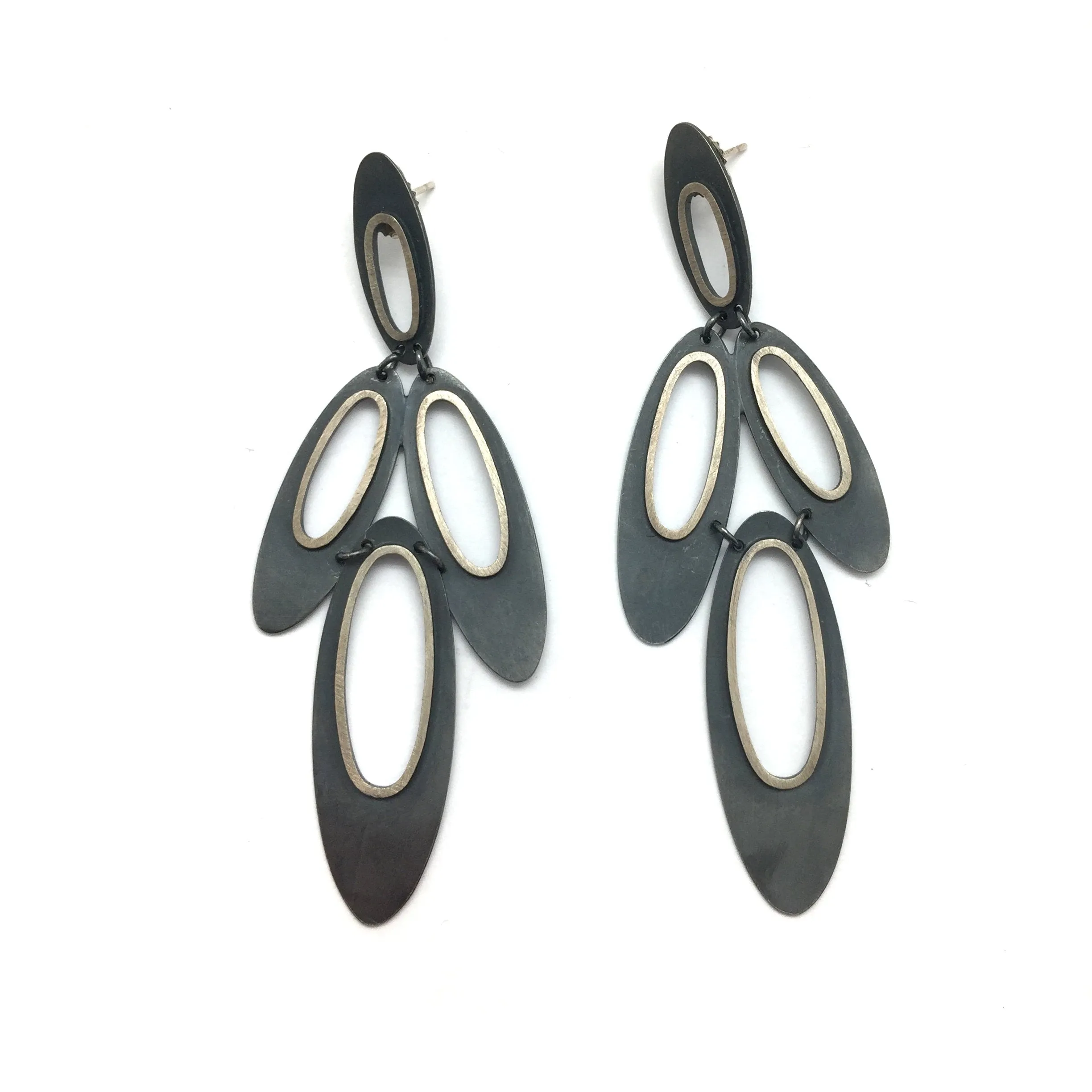 Open Ellipse Earrings