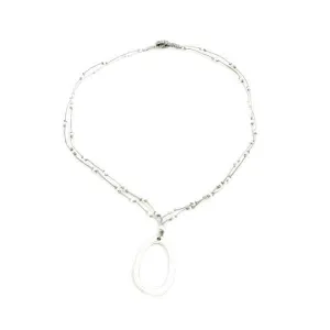 Oval Hoop Necklace - SALE