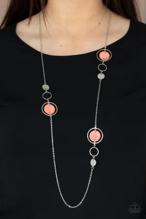 Paparazzi Necklace ~ Laguna Lounge - Orange