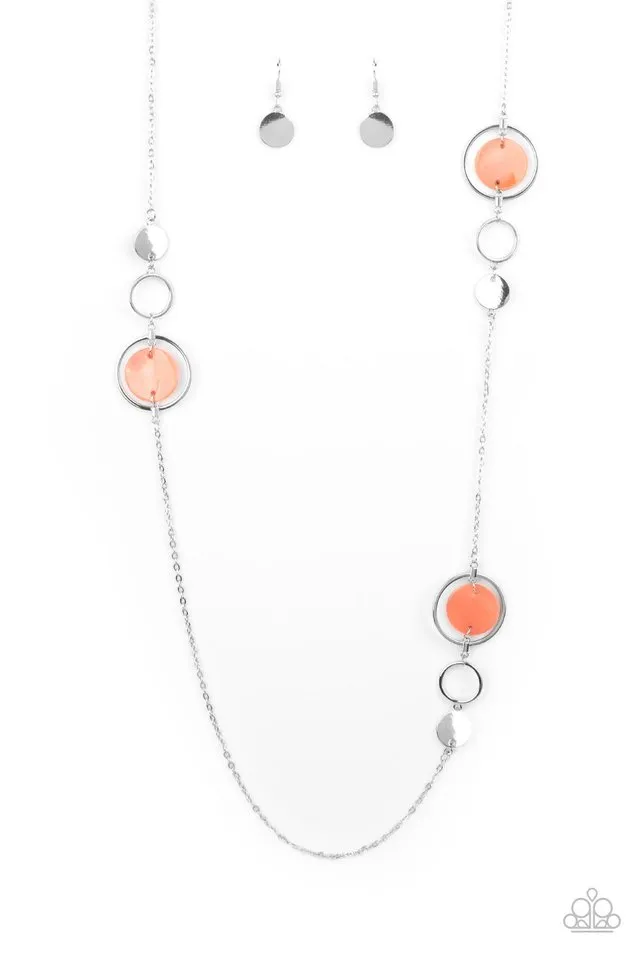 Paparazzi Necklace ~ Laguna Lounge - Orange