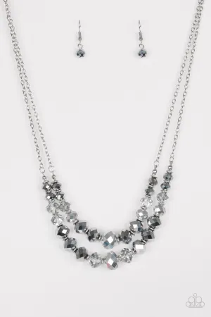 Paparazzi Necklace ~ Strikingly Spellbinding - Silver