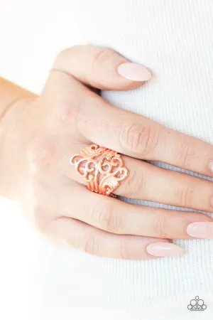 Paparazzi Ring ~ Voluptuous Vines - Copper