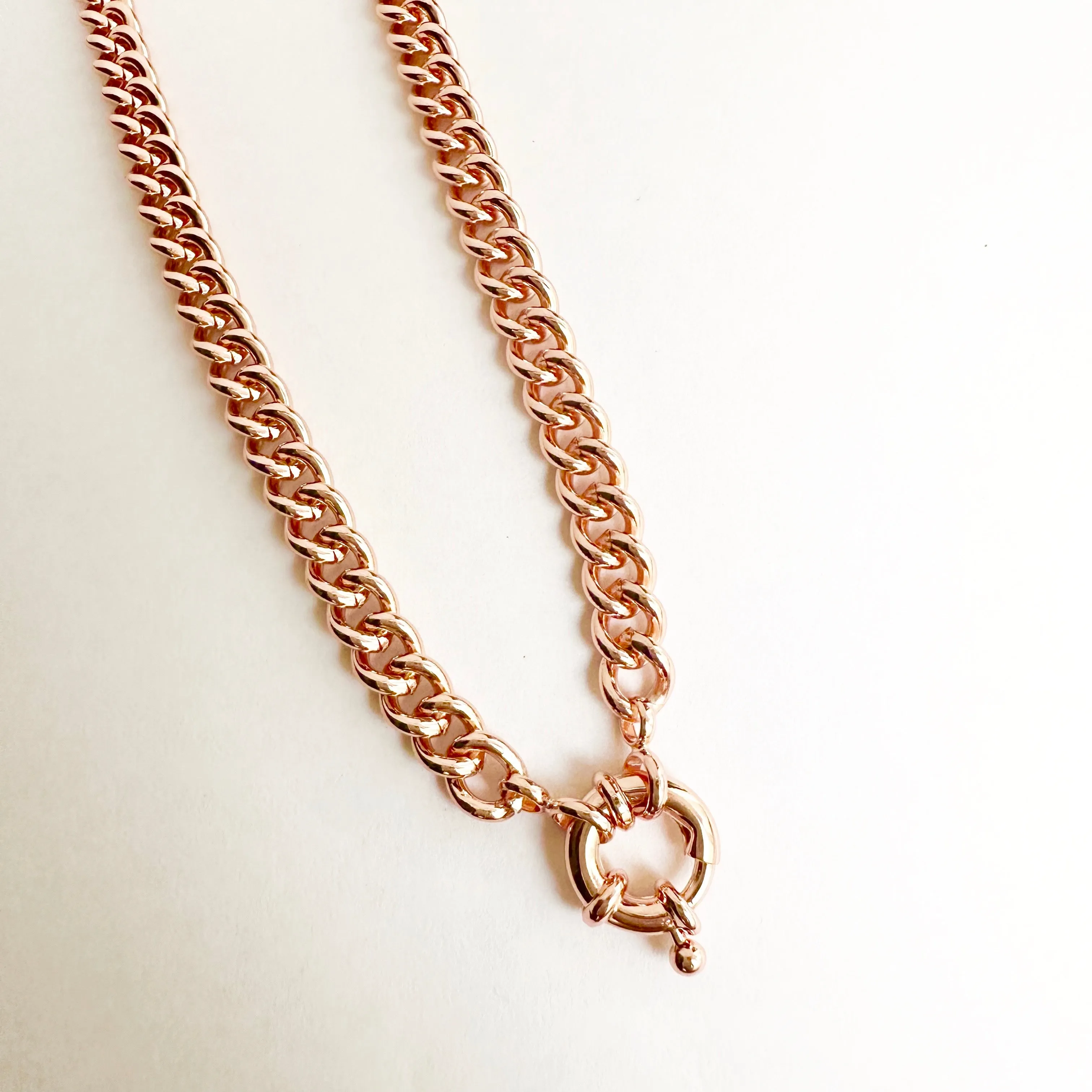 Poppy Rose Gold Necklace