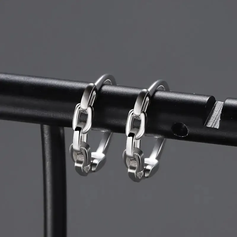 Punk Small Cross Stud Earrings for Teens Ear Piercing Star Earrings Women Men Pierced Unusual Party Earrings Jewelry