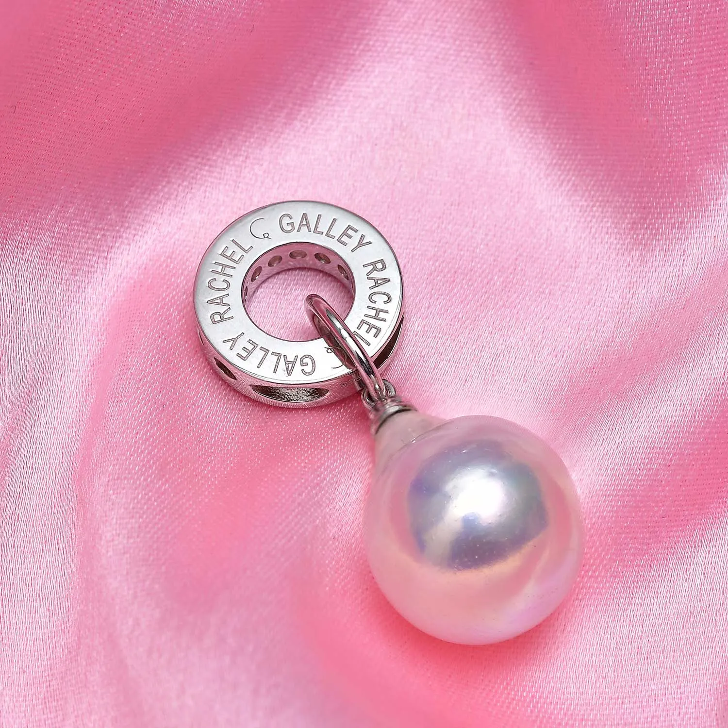 Rachel Galley Solitaire Baroque Pearl Pendant