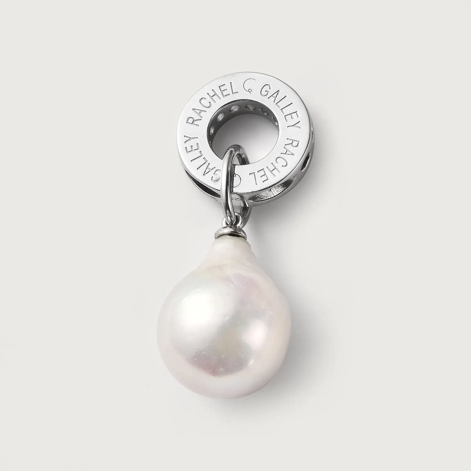 Rachel Galley Solitaire Baroque Pearl Pendant