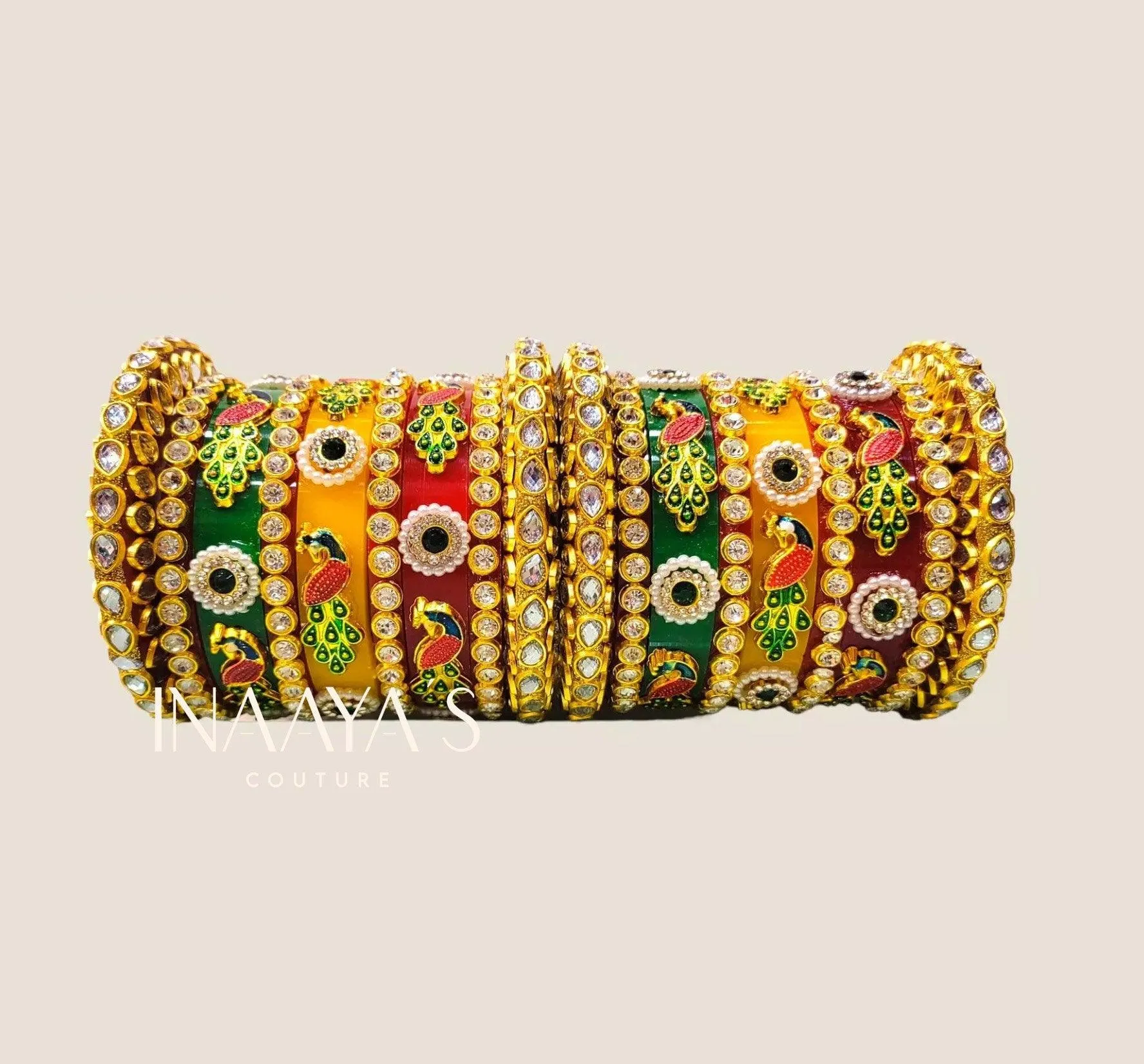 Rajwadi Chuda, Rajasthani Chuda, Kundan Chuda, Meenakari Choora, Rajwadi Bangles Set, Peacock Choora, Kundan Bangle Set, Bridal Chuda Set