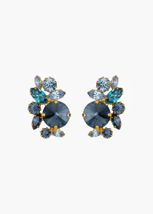 Roberta Earrings -- Sapphire