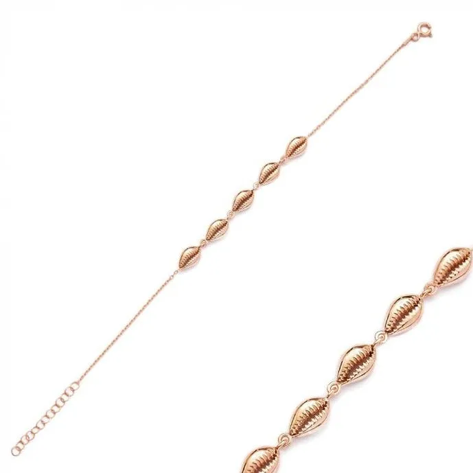 Rose Gold Cowrie Shell Bundle