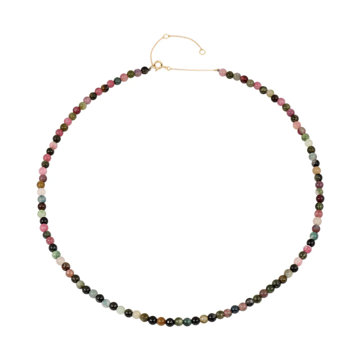 Round Tourmaline Beads Choker