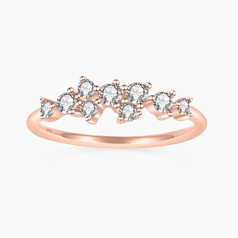 S925 Eterinity Cluster Ring For Women