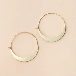 Scout Refined Earring Collection - Crescent Hoop/Gold Vermeil