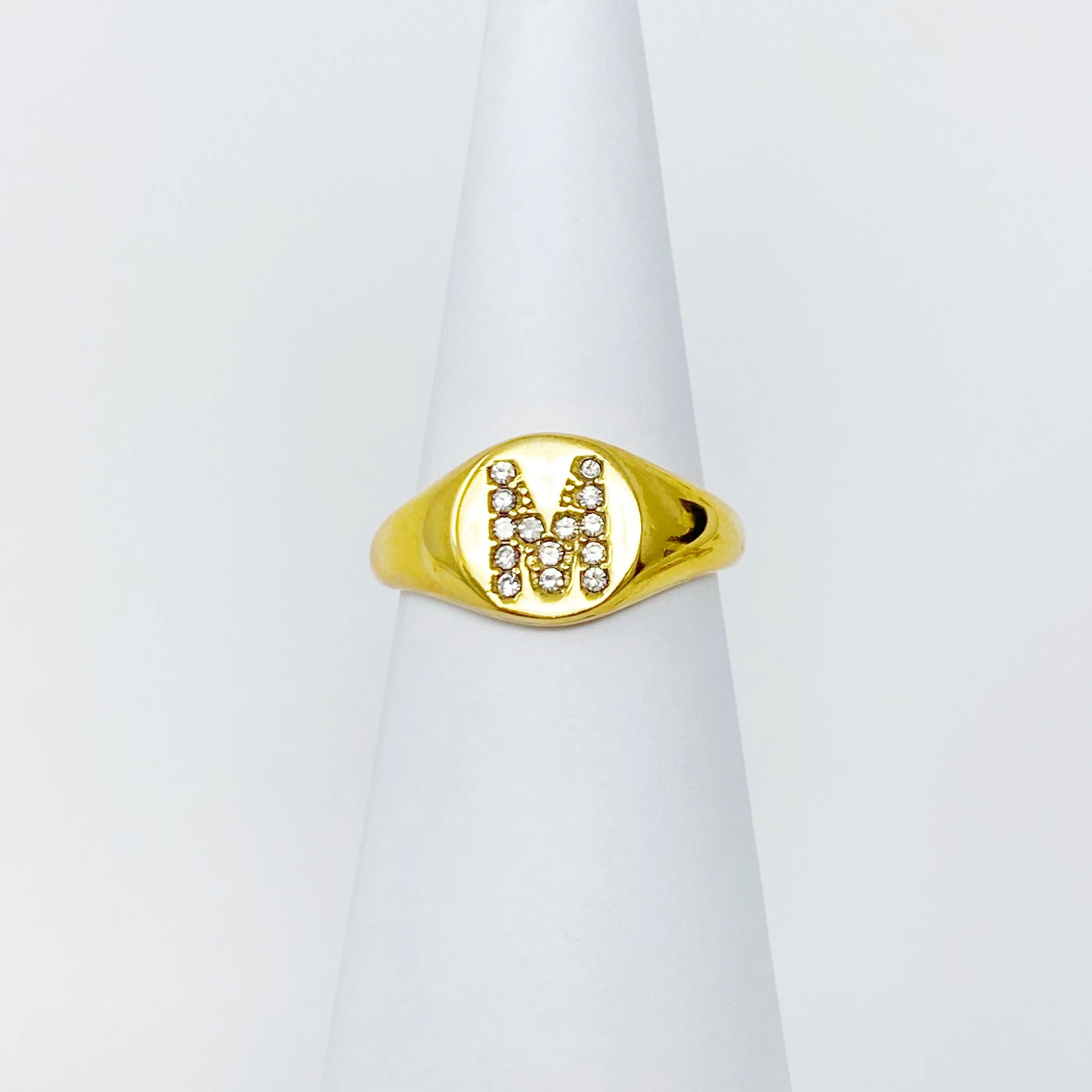 Shine Me Initial Ring