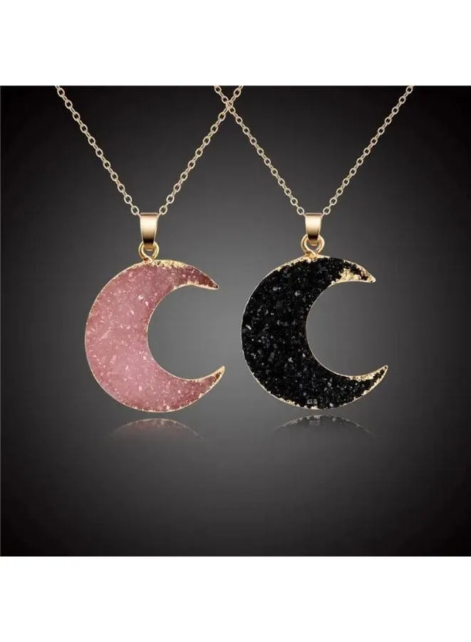 Silver Moon Alloy Link Chain Necklace for Women - Add a Touch of Celestial Charm