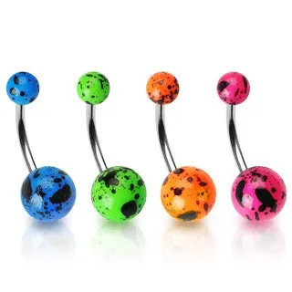 Splattered Paint Belly Ring