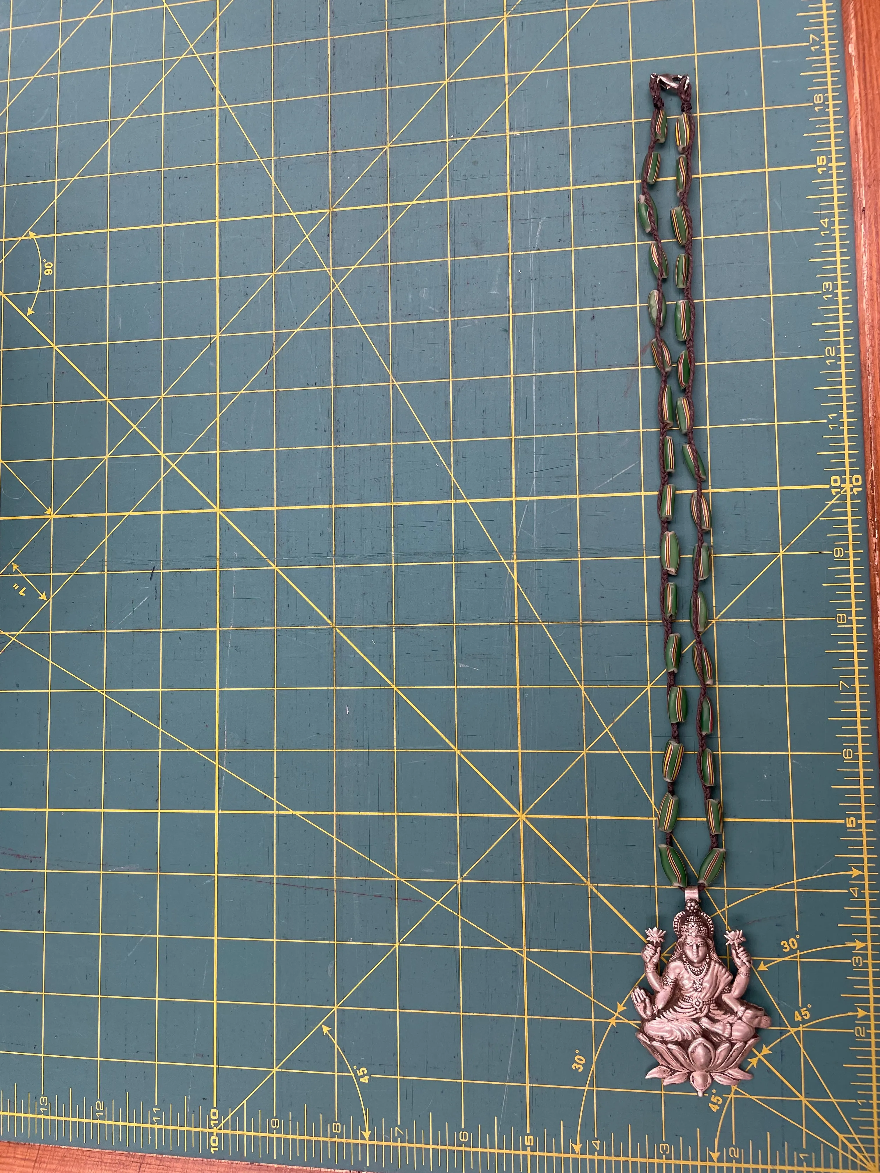 Sterling Goddess Durga Necklace