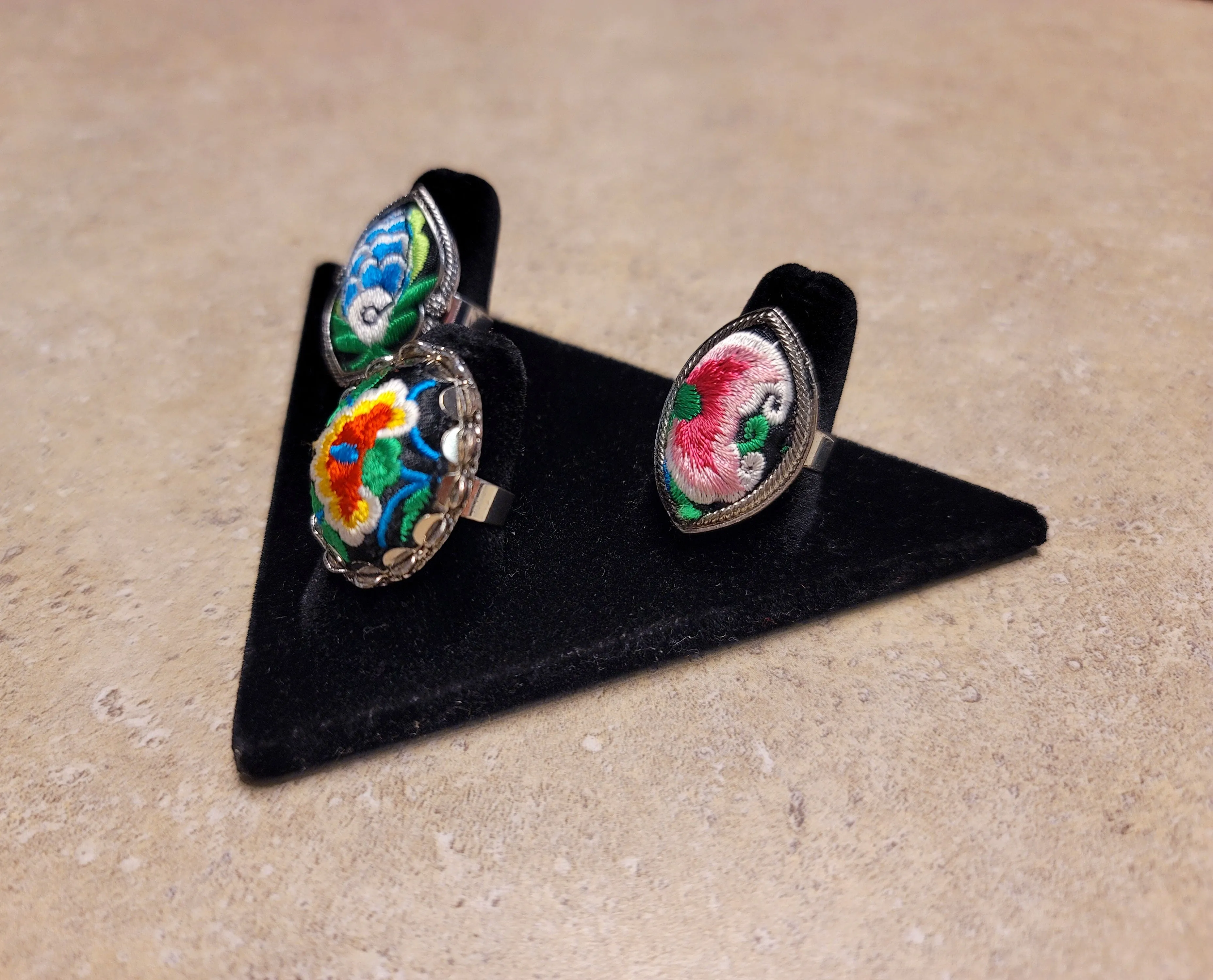 Tapestry Adjustable Rings