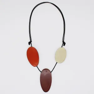 Tones of Brown Aspen Statement Necklace