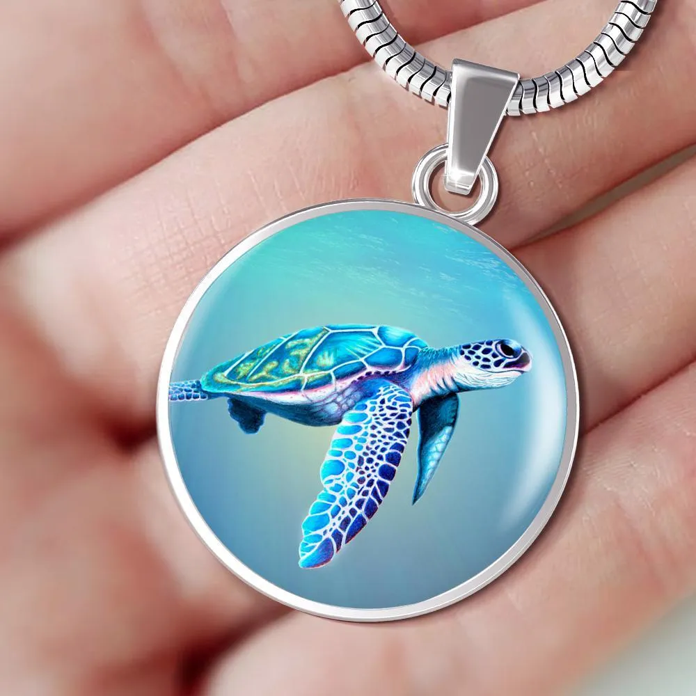 Tourquoise Sea Turtle Necklace