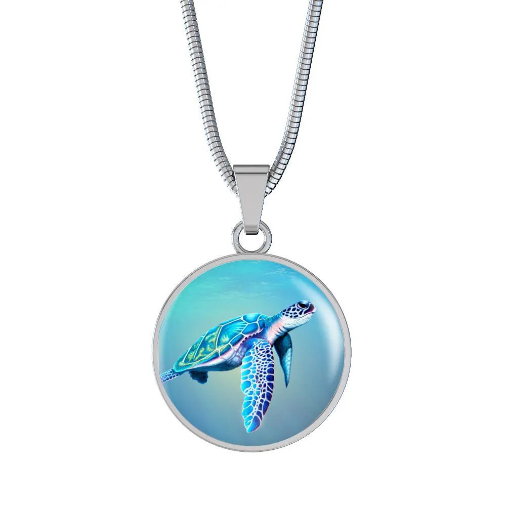 Tourquoise Sea Turtle Necklace