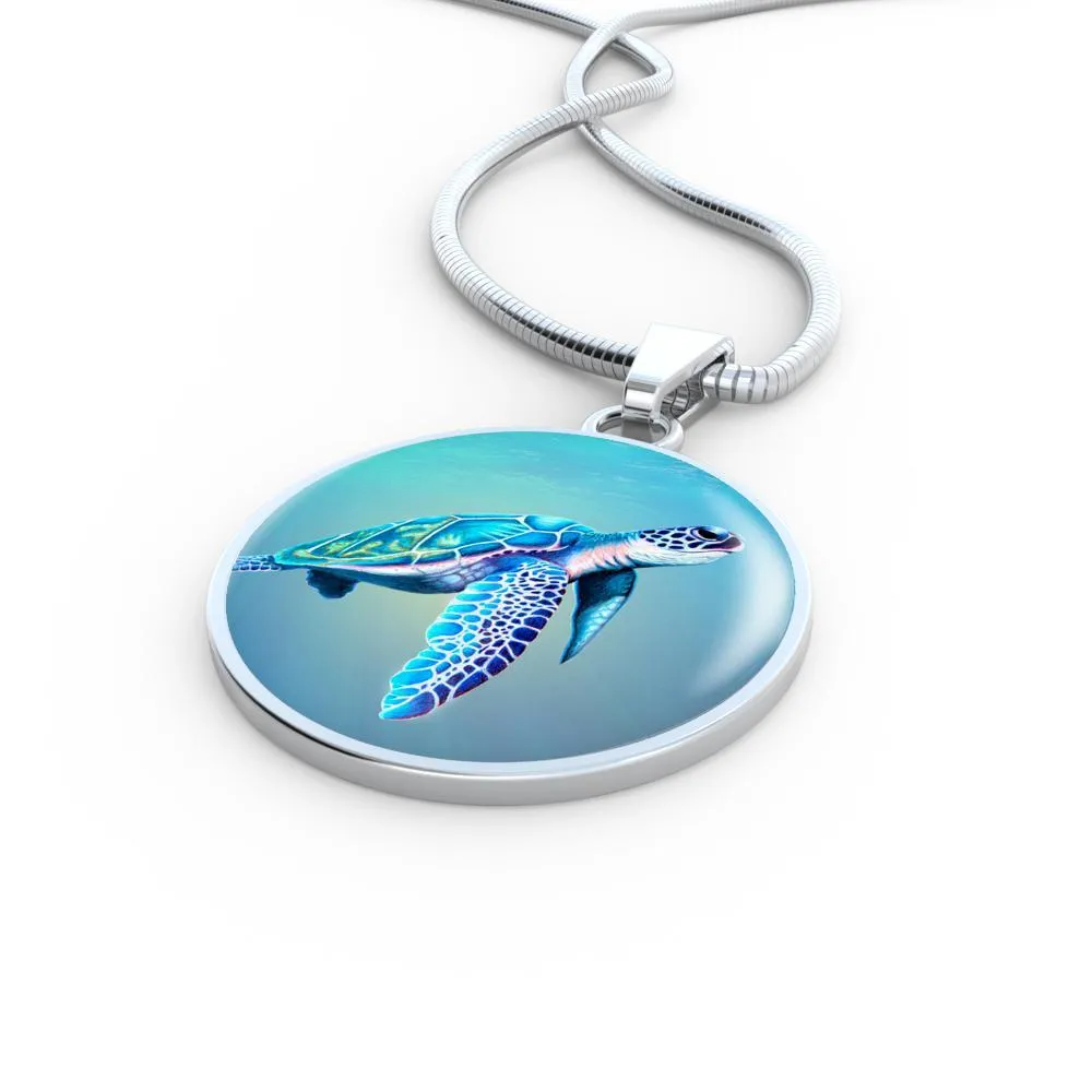 Tourquoise Sea Turtle Necklace