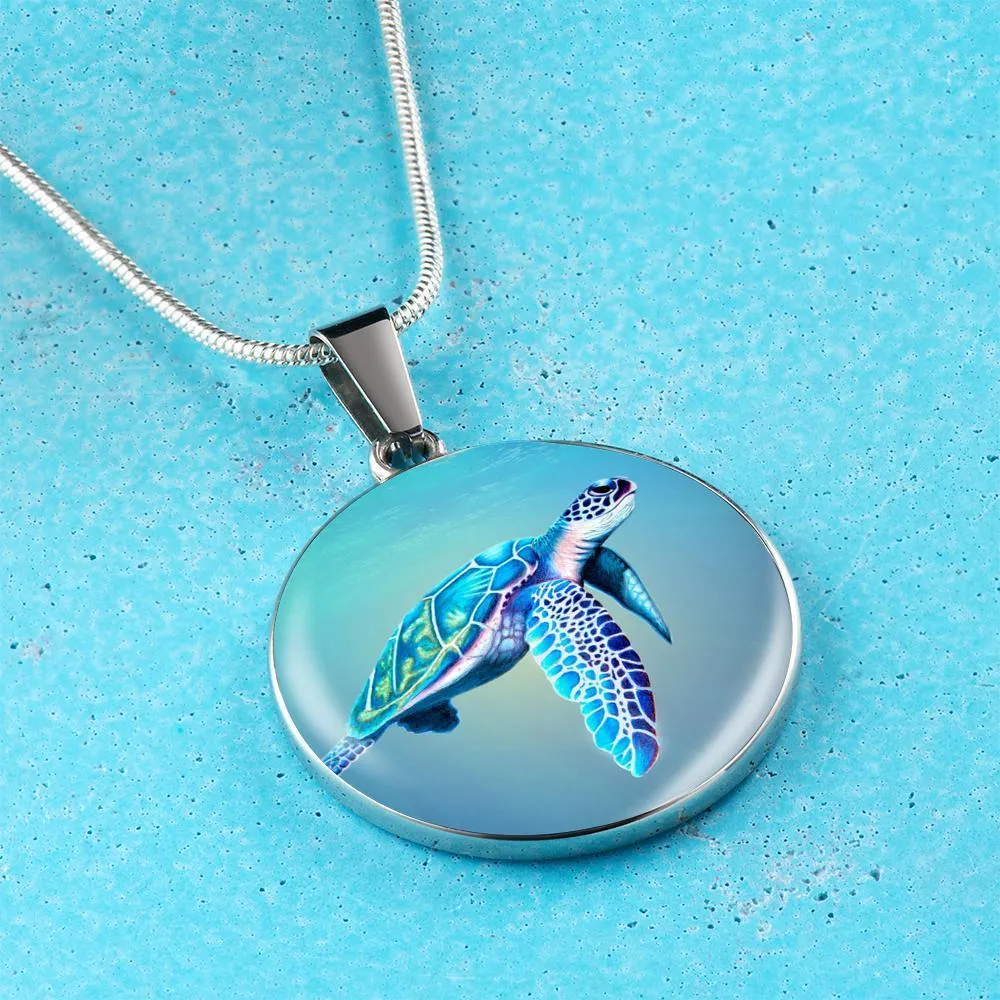 Tourquoise Sea Turtle Necklace