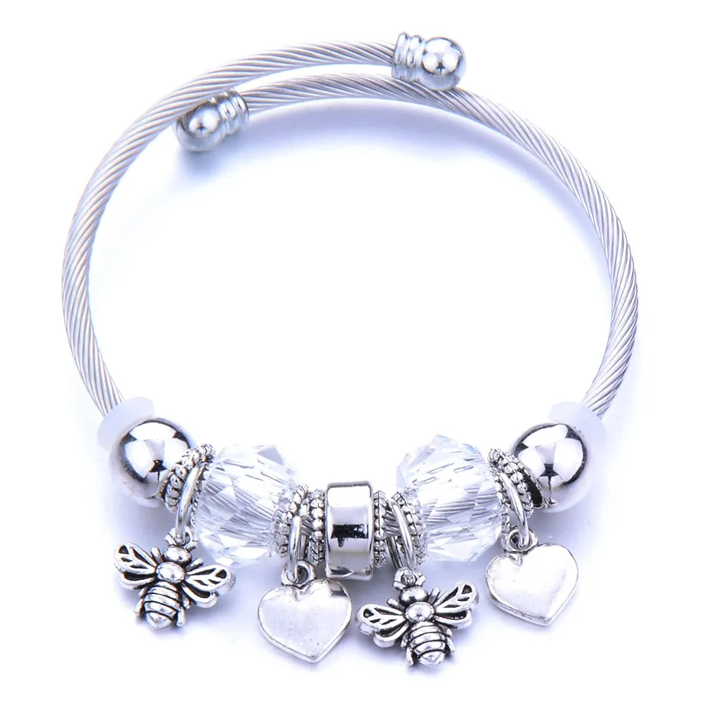 Tree of Life Lobster Buckle Bangles Bracelet