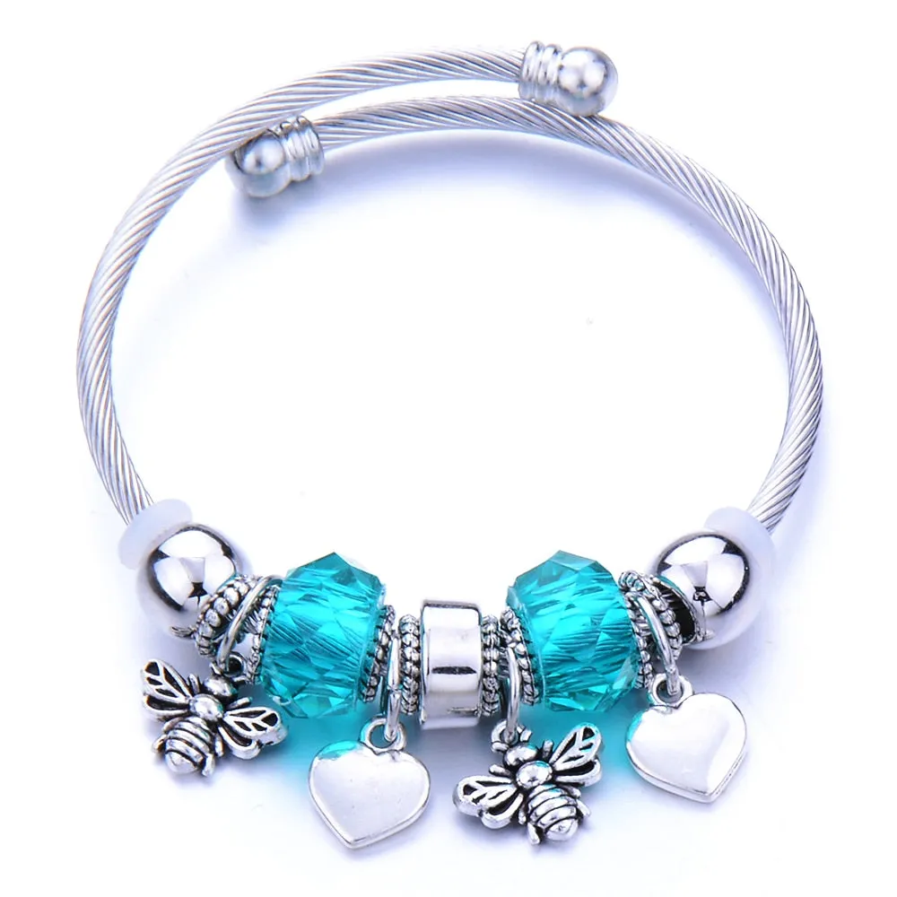 Tree of Life Lobster Buckle Bangles Bracelet