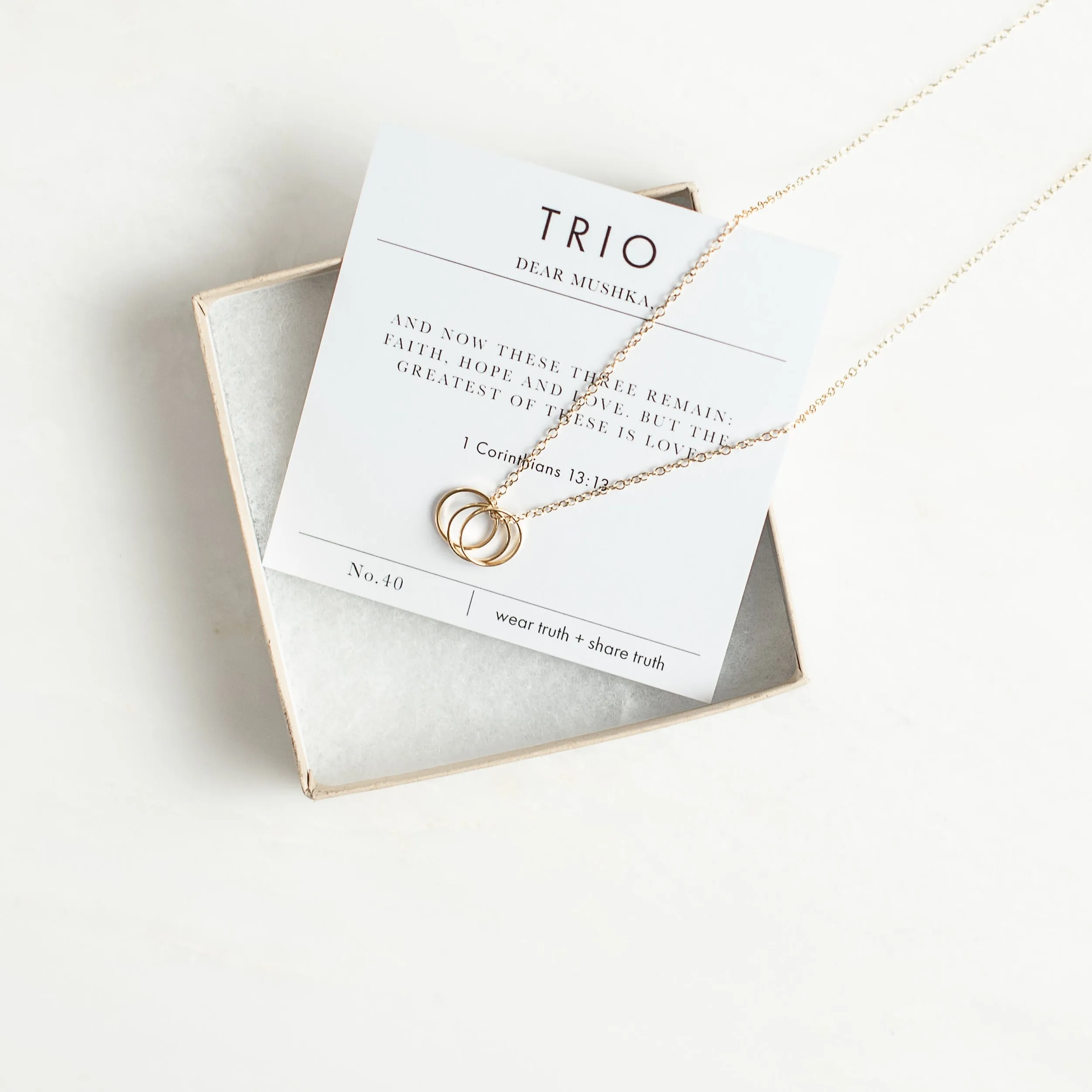 TRIO · 1 CORINTHIANS 13:13