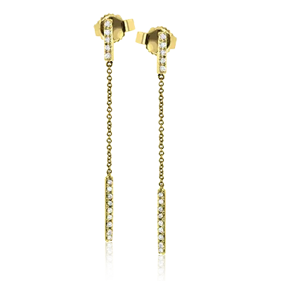 ZE666 Earring in 14k Gold with Diamonds